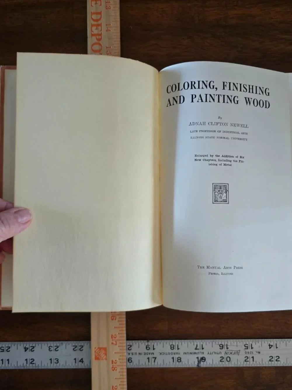 Coloring, Finishing and Painting Wood
